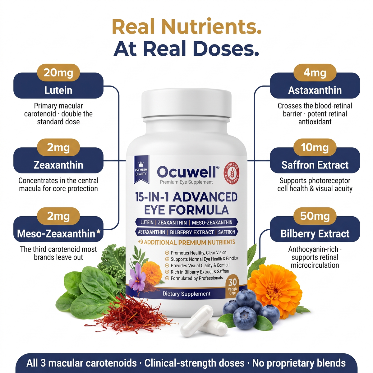 Ocuwell 15-in-1 Advanced Eye Formula