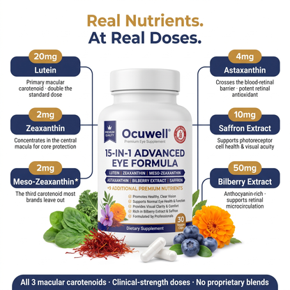 Ocuwell 15-in-1 Advanced Eye Formula